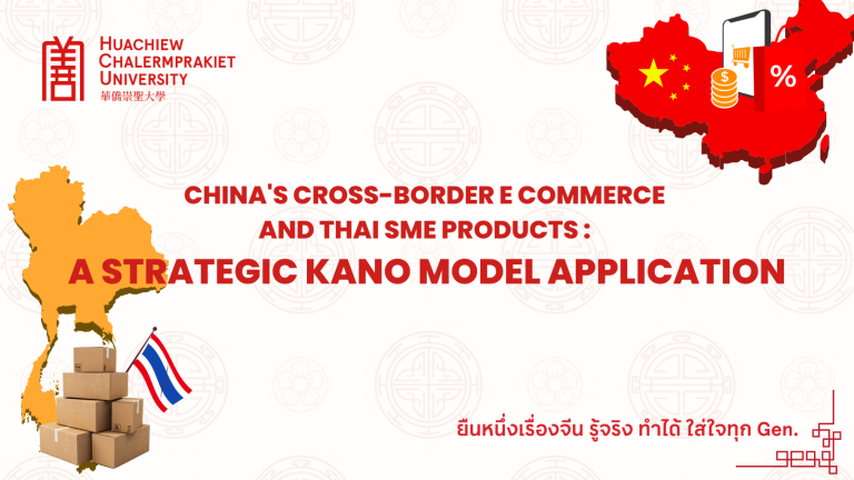 China’s Cross-Border eCommerce and Thai SME Products: A Strategic Kano Model Application